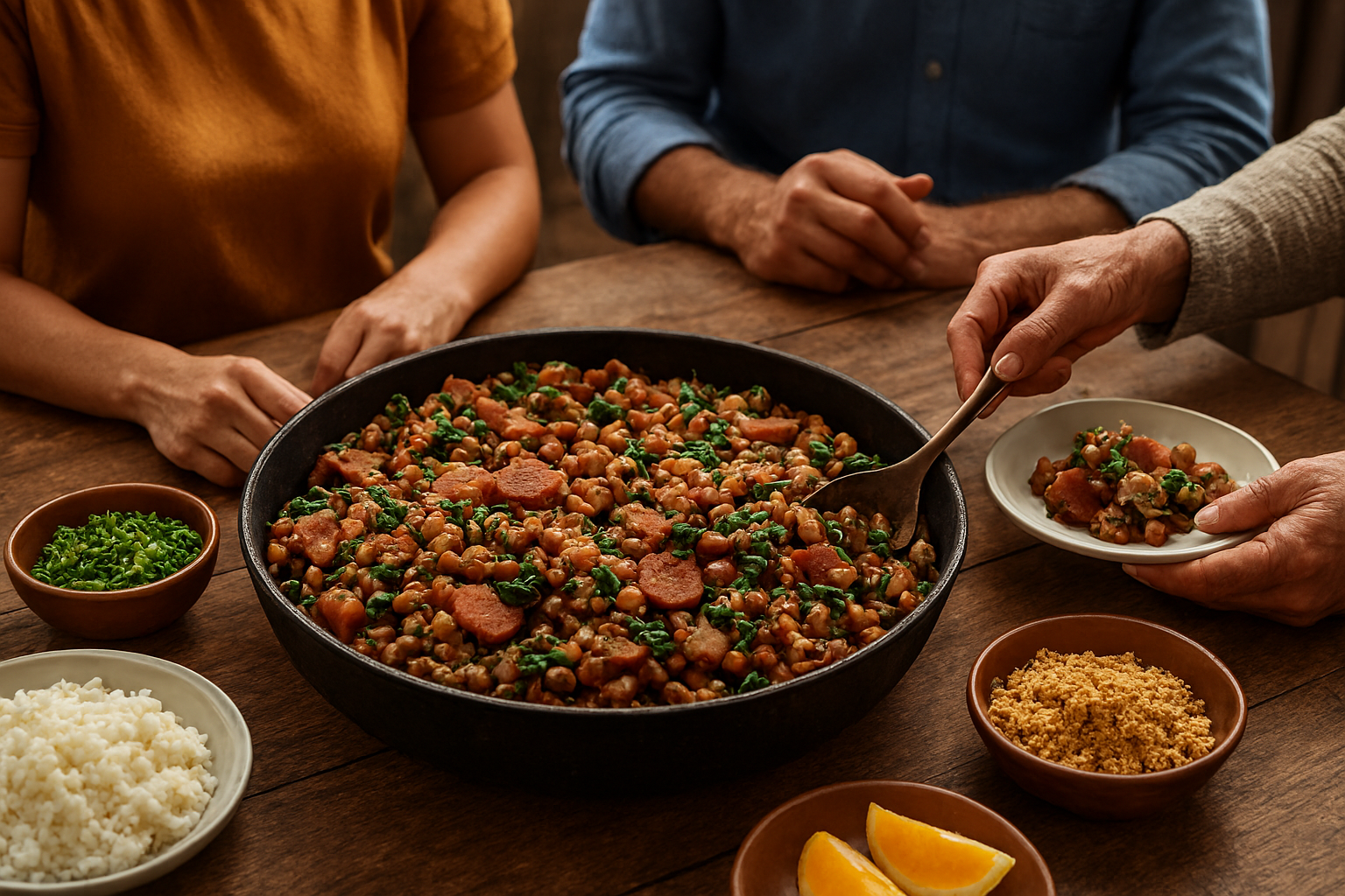 Feijão Tropeiro: Tradición Brasileña con Sabor y Temperos Frescos