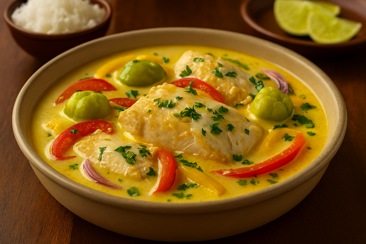 🐟 Lírio en Leche de Coco Babaçu: Sabor del Nordeste con Toques Naturales