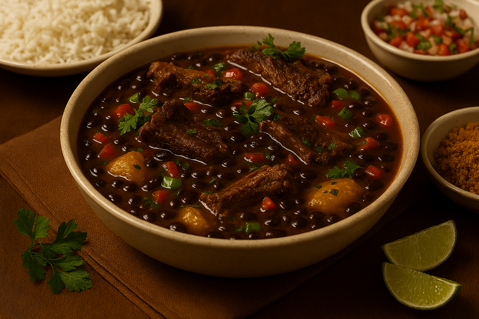 🐂 Feijoada con Costilla de Res: Un Sabor que Abraza el Corazón y Aprovecha lo que Quedó
